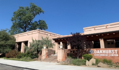 Front of the Oakhurst Government Building