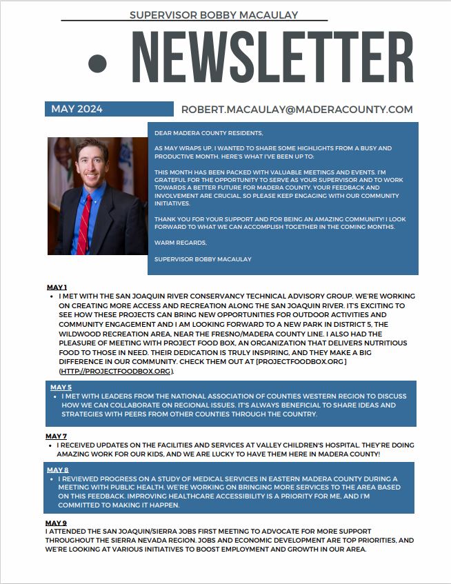 Newsletter May 1