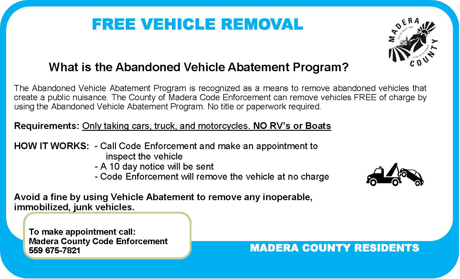 Vehicle Removal