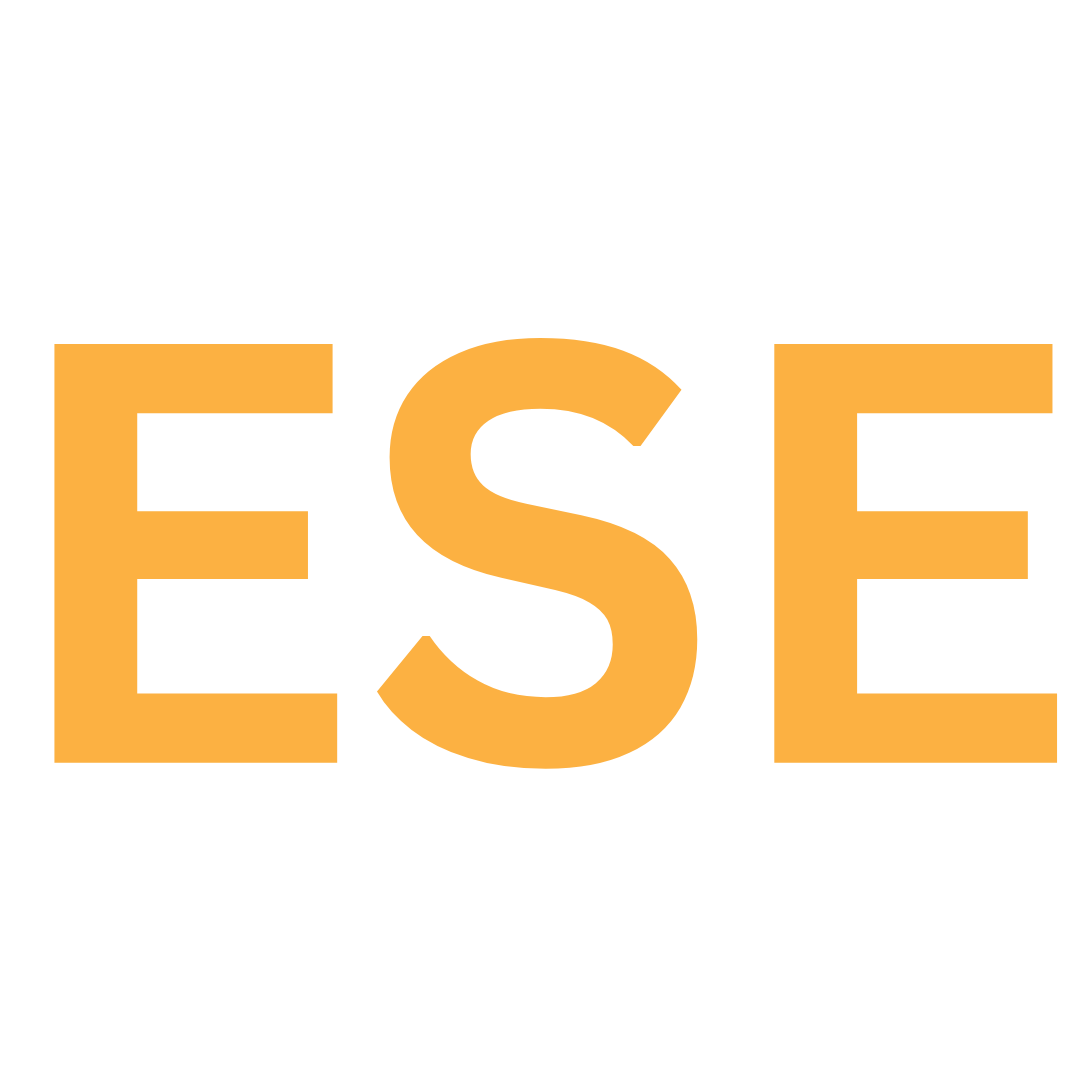 Yellow letters E-S-E