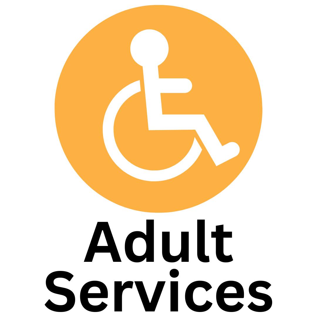 Yellow Disabled logo-Adult Services